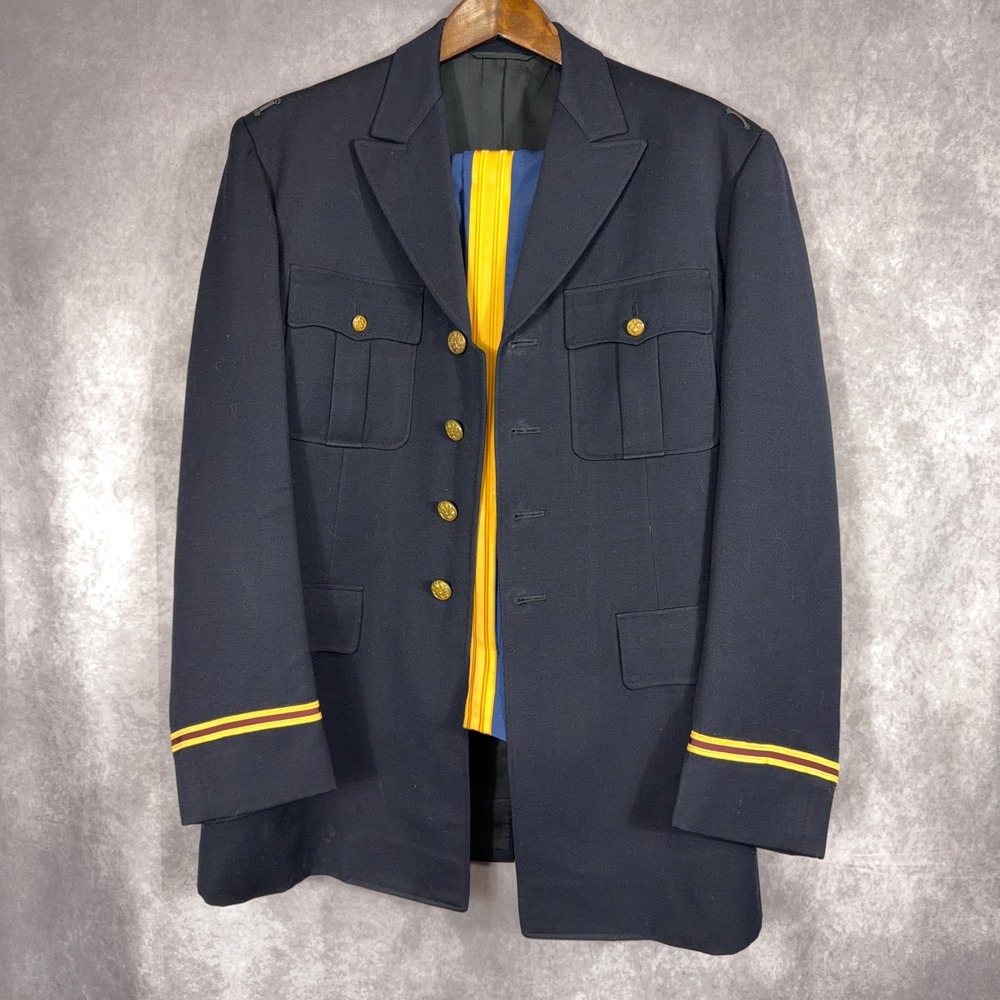 Vintage 1959 US Army Dress Blues - Bespoke Tokyo Tailor - Ordnance/Medical 40R